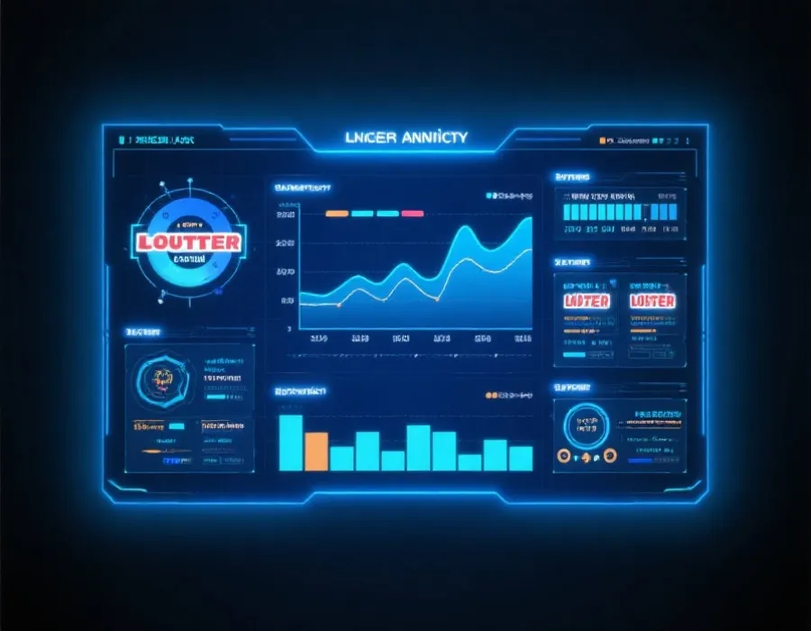 澳洲幸运5走势分析界面示意图